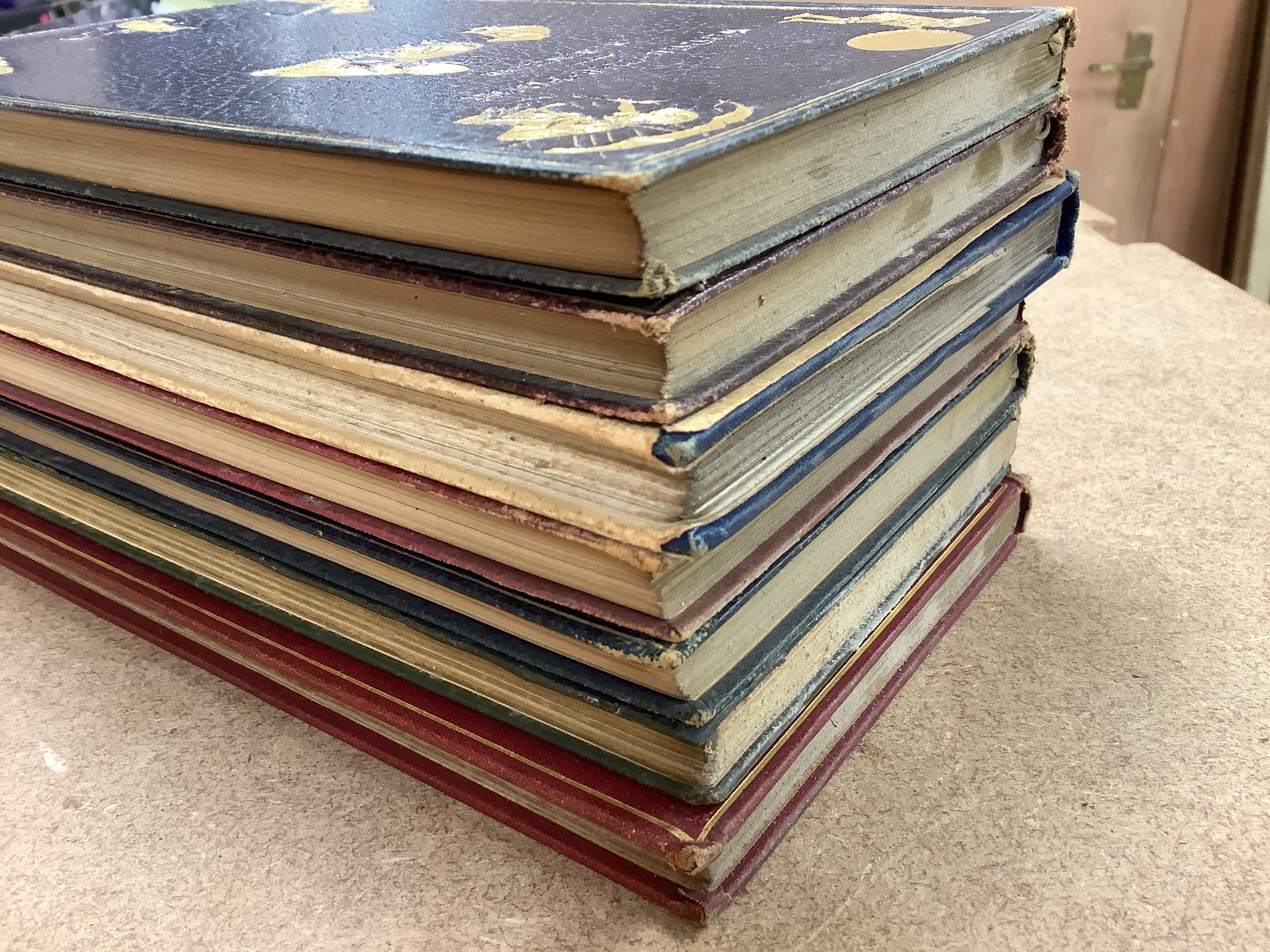 Milne, Alan Alexander - 7 works, all illustrated by Ernest H. Shepard - Now We Are Six, 1st edition, 8vo, original cloth gilt, front inner hinge split, London, 1928; Now We Are Six, 1st edition, 8vo, original cloth gilt,